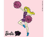 Dibujo Barbie animadora pintado por sabrina33