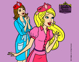 Dibujo Barbie con una corona de princesa pintado por DiamondIre