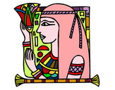 Dibujo Cleopatra pintado por sandokanV