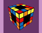 Dibujo Cubo de Rubik pintado por lala123