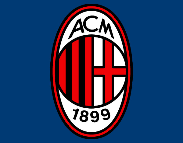 Dibujo Escudo del AC Milan pintado por matias44