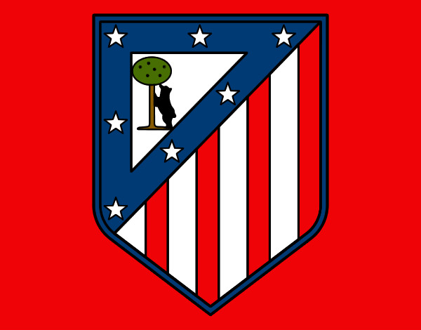 Dibujo Escudo del Club Atlético de Madrid pintado por matias44