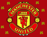 Dibujo Escudo del Manchester United pintado por matias44