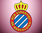 Dibujo Escudo del RCD Espanyol pintado por matias44