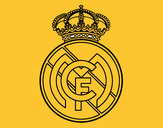 Dibujo Escudo del Real Madrid C.F. pintado por lauti4