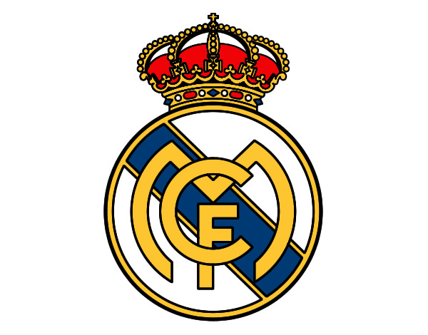 Dibujo Escudo del Real Madrid C.F. pintado por nain