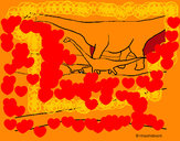 Dibujo Familia de Braquiosaurios pintado por xUnxito