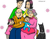 Dibujo Familia pintado por alesita08