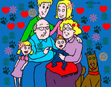 Dibujo Familia pintado por MATEITO1
