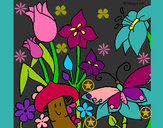 Dibujo Fauna y flora pintado por kat08