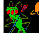Dibujo Hormiga alienigena pintado por apophis