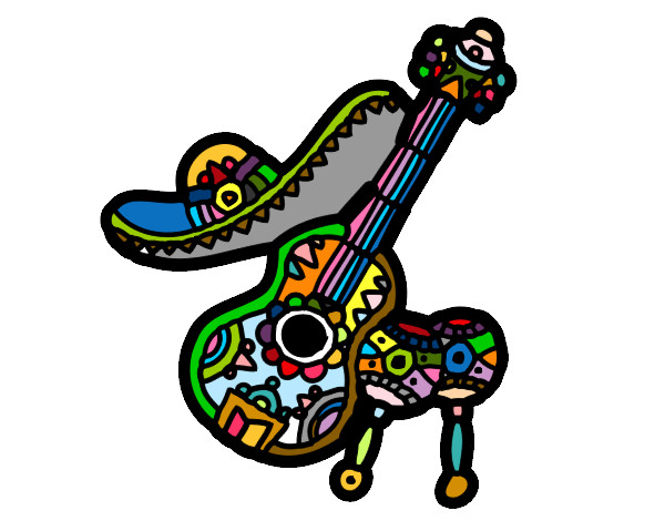 Dibujo Instrumentos mexicanos pintado por suypeque