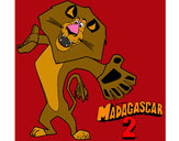 Dibujo Madagascar 2 Alex 2 pintado por lucaskapo
