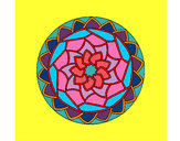 Dibujo Mandala 1 pintado por normaglady