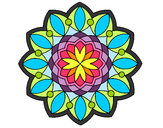 Dibujo Mandala 3 pintado por erivi