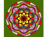 Dibujo Mandala 6 pintado por normaglady