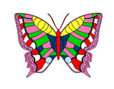 Dibujo Mariposa 16 pintado por colorina