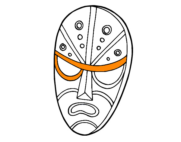 Dibujo Máscara enfadada pintado por ru_82