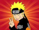 Dibujo Naruto sacando lengua pintado por yair2002