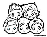 Dibujo One Direction 2 pintado por mge10