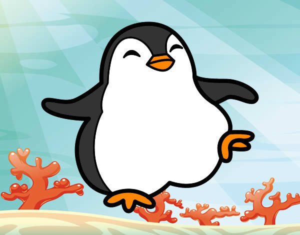 Pingüino bailando