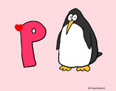 Dibujo Pingüino pintado por MelanieF