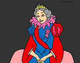 Dibujo Princesa real pintado por elisan