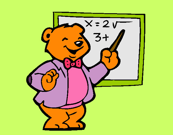 Dibujo Profesor oso pintado por ru_82