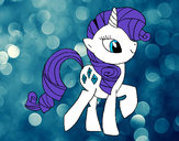 Dibujo Rarity pintado por amanda741