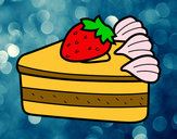 Dibujo Tarta de fresas pintado por alesita08