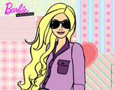 Dibujo Barbie con gafas de sol pintado por chanitha