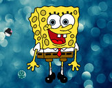 Dibujo Bob Esponja alegre pintado por Zuly_Anxo