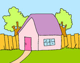 Dibujo Casa con valla pintado por yuliana444