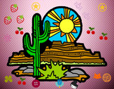 Dibujo Desierto de Colorado pintado por sayuri26