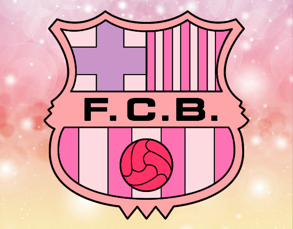 Dibujo Escudo del F.C. Barcelona pintado por yairica9
