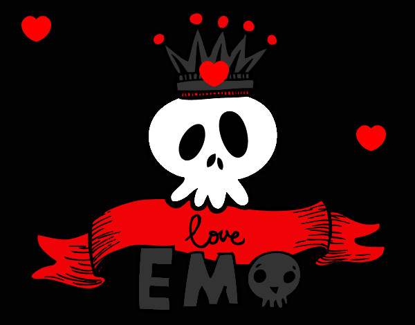 Dibujo Love Emo pintado por alexbnrica