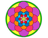 Dibujo Mandala 22 pintado por daidy