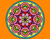 Dibujo Mandala 35 pintado por beltran