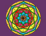 Dibujo Mandala 6 pintado por beltran