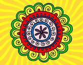 Dibujo Mandala alegre pintado por antoni888