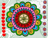 Dibujo Mandala alegre pintado por Sofia1203