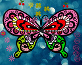 Dibujo Mariposa bonita pintado por macheli
