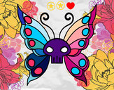 Dibujo Mariposa Emo pintado por Katy2