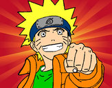 Dibujo Naruto alegre pintado por diegoalber