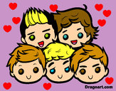 Dibujo One Direction 2 pintado por leiregata