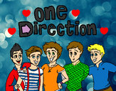 Dibujo One Direction 3 pintado por Eriicka