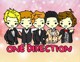 Dibujo One direction pintado por Michelll