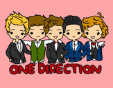 Dibujo One direction pintado por larverto 