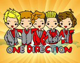 Dibujo One direction pintado por niallydayi