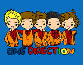 Dibujo One direction pintado por yarelllly